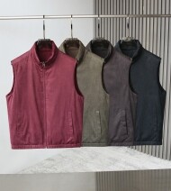 로로피아나 LP 빈티지 남성 비즈니스 캐주얼 양면 패딩 베스트