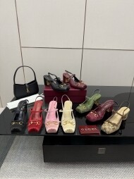 구찌 홀스빗 슬링백 펌프스 Gucci Horsebit 65mm - 95mm 850327 AAFK1