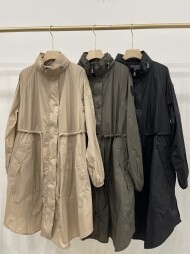 몽클레어 후드 여성 롱 다운 바람막이