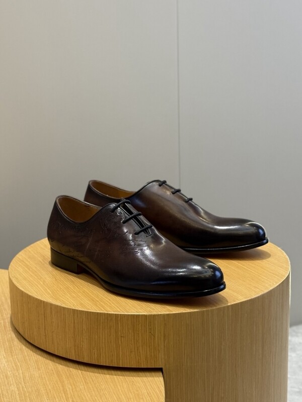 위핑,벨루티 정장 구두 수제화 비즈니스 구두 Berluti Galet Oxford Venezia Calf Leather S4505-003