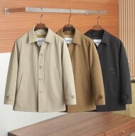 버버리 남성 비즈니스 캐주얼 방풍 방수 후드 내피 탈부착 다운