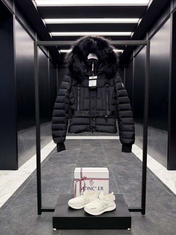 위핑,몽클레르 그레노블 후드 시어링 트리밍 스키 다운 재킷 Beverley 베벌리 K20981A000665399E