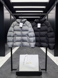 디올 남성 패딩 오리지널 1:1 맞춤 제작 고품질 최고급 95 화이트 구스다운 Oblique