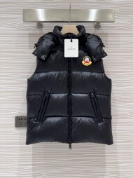 몽클레어 로고패치 패딩 남성 베스트 구스 House of Genius gilet