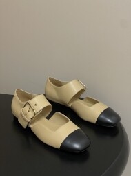 2026 봄여름 신상 클래식 더블 브릭 스퀘어 메리제인 슈즈 3컬러