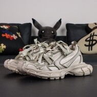 발렌시아가 3XL Runner 데미지 효과 통굽 스트랩 커플 대디화