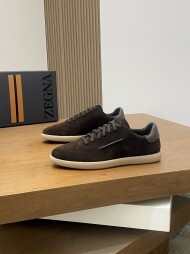 Ermenegildo Zegna TRIPLE STITCH MONTE 럭셔리 남성 스니커즈 4컬러