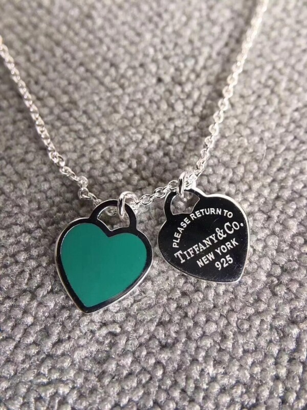 위핑,티파니앤코 리턴투 티파니 미니 더블 하트 펜던트 목걸이