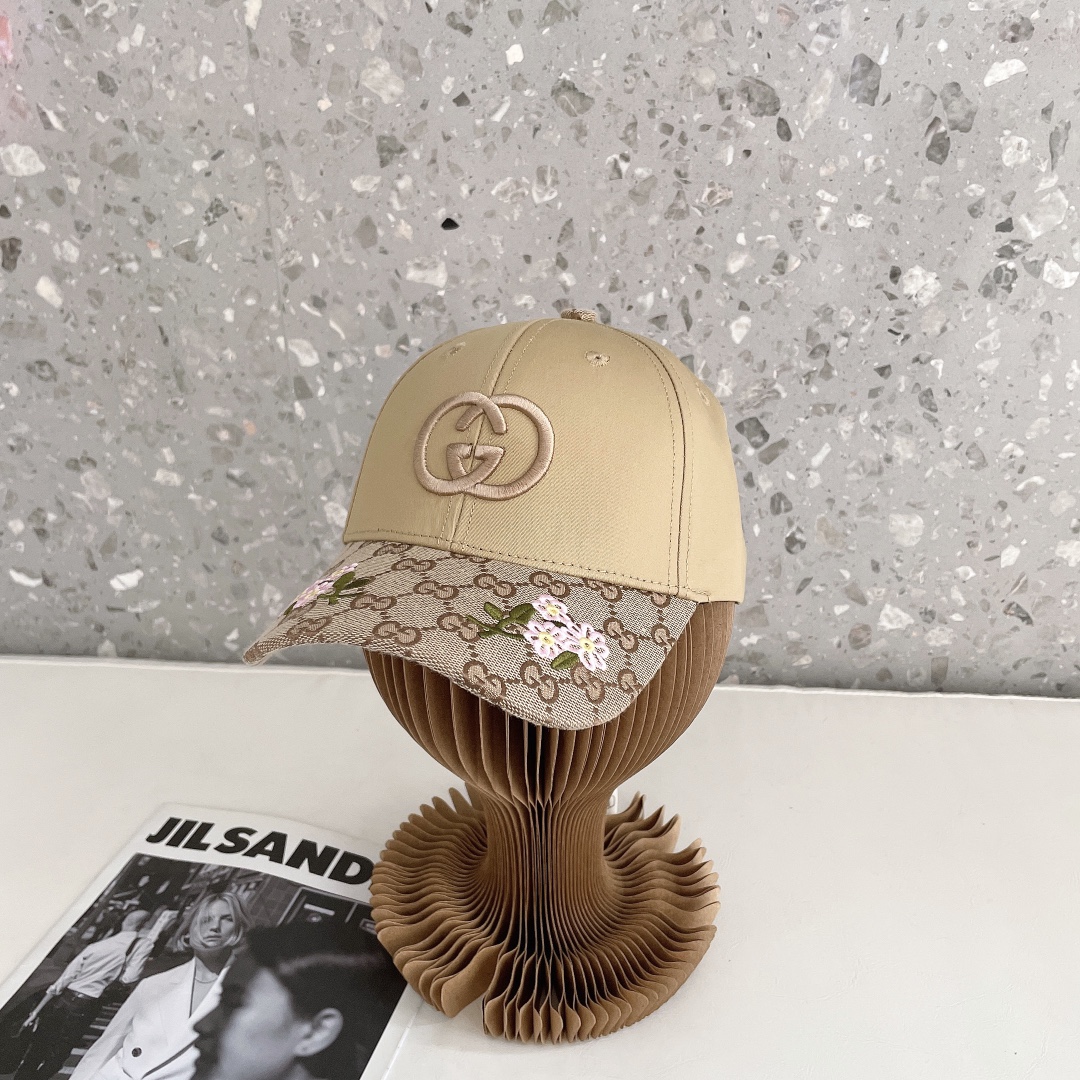 위핑,구찌 Gucci 패션 자수 야구 모자 캐주얼 피크 캡