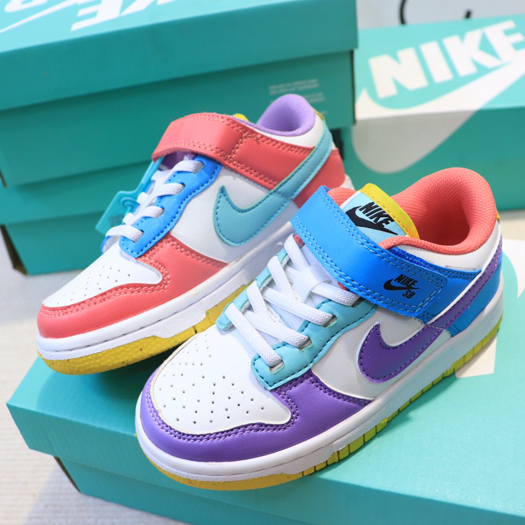 위핑,나이키 NIKE 키즈 어린이 벨크로 운동화 패션 통기성 캐주얼 스포츠 신발 남여 공용