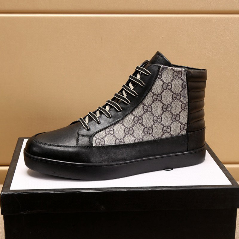 위핑,구찌 GUCCI 남성용 하이탑 스니커즈 스니커즈