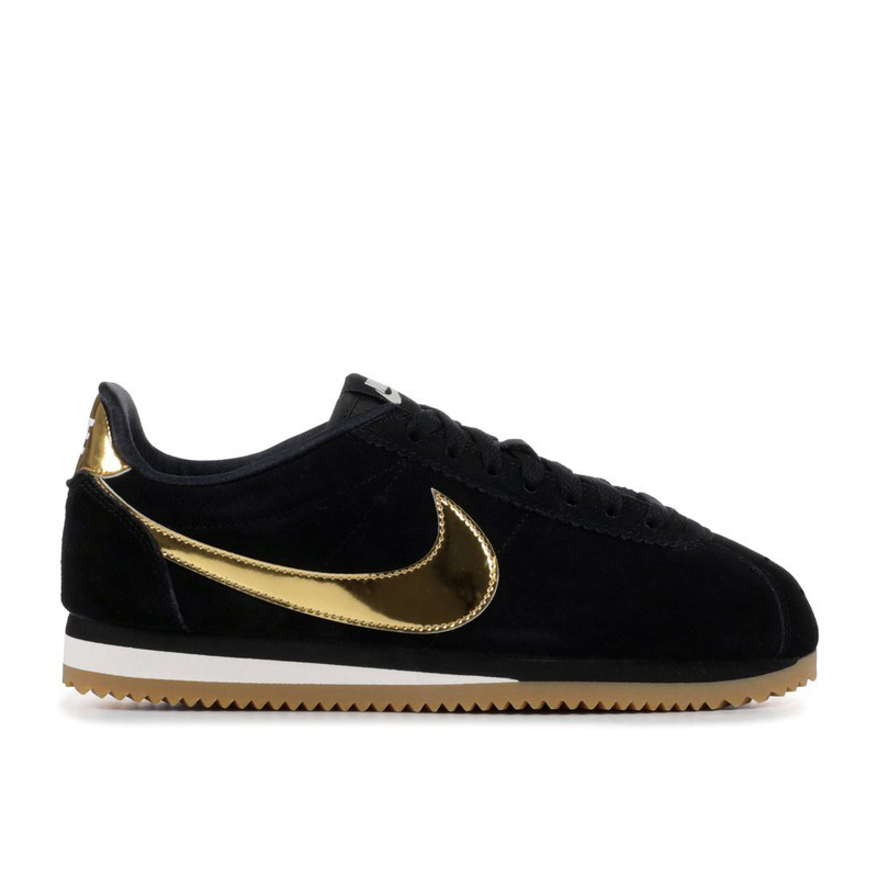 위핑,나이키NIKE코르테즈 SE 블랙 메탈릭 골드 902856-014 통통 편집