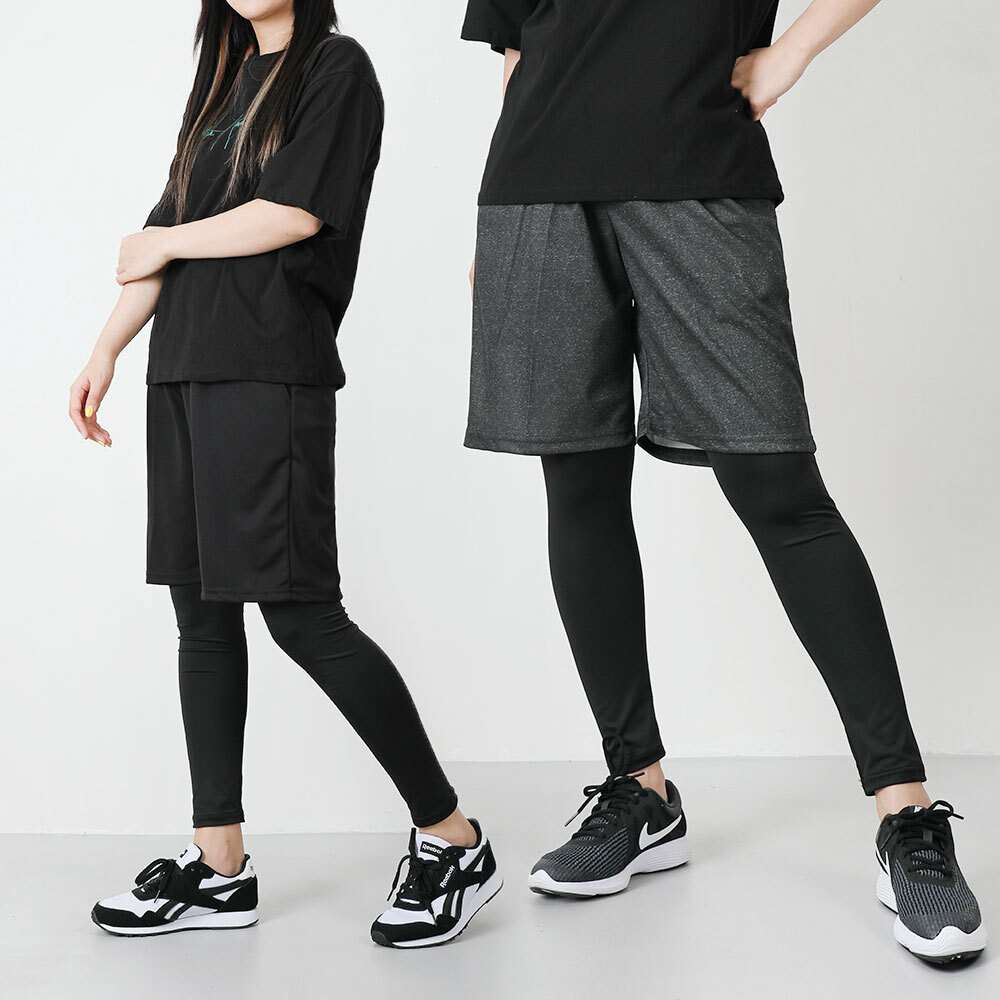 위핑,여자 5부 레깅스반바지 저지 트레이닝반바지 레깅스