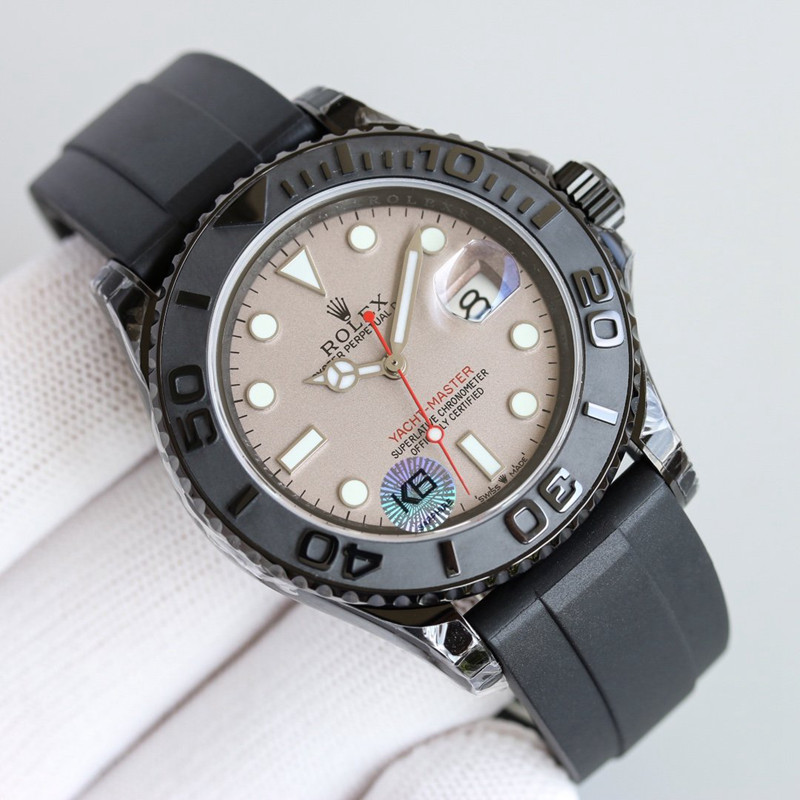 위핑,롤렉스 Rolex Yacht-Master 시리즈 오토매틱 남성용 시계 40CM