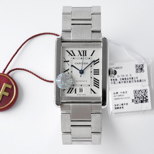 까르띠에 Cartier 탱크 시리즈 기계식 시계 41x31MM