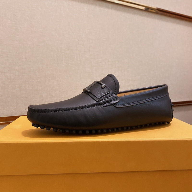 위핑,토즈 TOD'S 패션 비니 신발 캐주얼 다용도 내마모성 비즈니스 남성용 가죽 신발 블랙