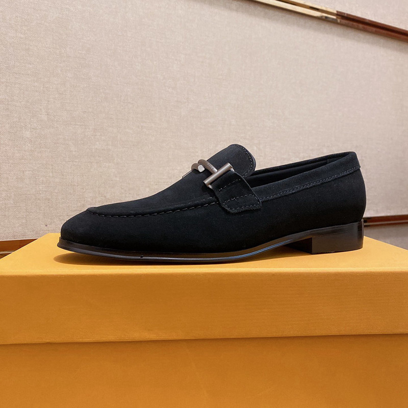 위핑,토즈 TOD'S 패션 만능 비니 슈즈 캐주얼하고 심플한 남성용 가죽신 블랙