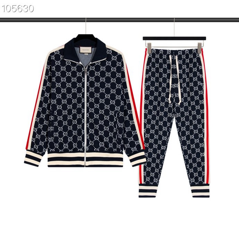 구찌 Gucci 패치워크 로고 스포츠 캐주얼 수트 남여 공용