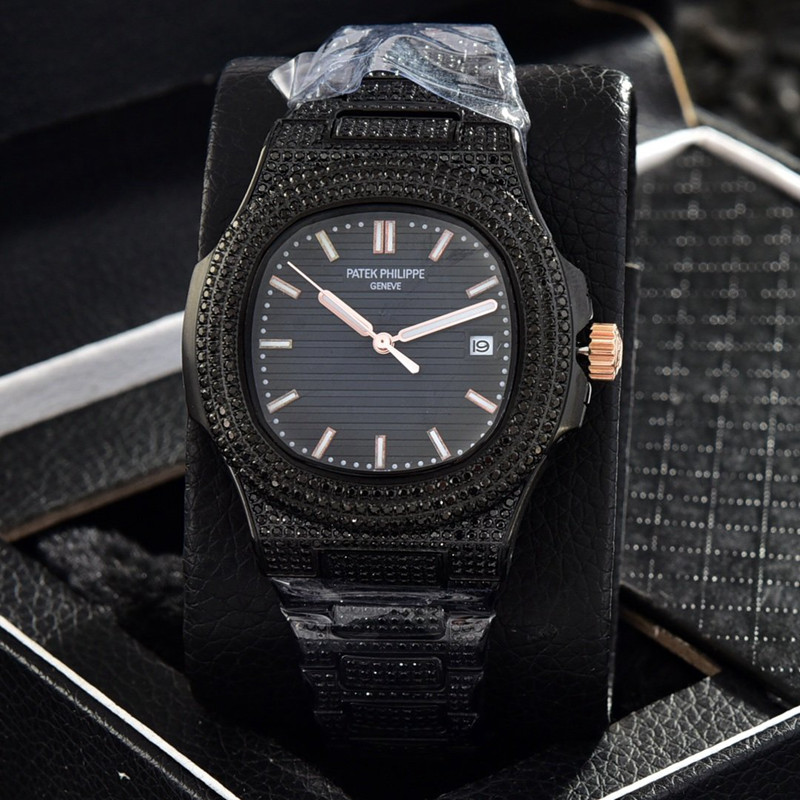위핑,파텍 필립 Patek Philippe 노틸러스 풀 다이아몬드 남성용 시계 40.8mm
