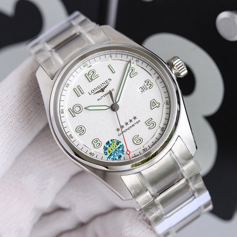 론진 Longines 선구자 시리즈 남자의 기계식 시계 스위스 시계 42MM