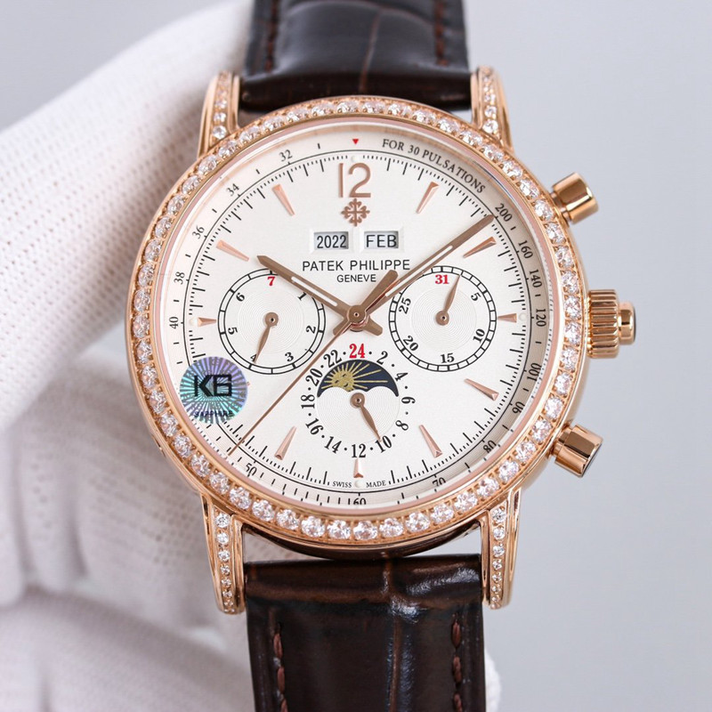 위핑,파텍 필립 Patek Philippe 그랜드 컴플리케이션 크로노그래프 컬렉션 남성용 시계