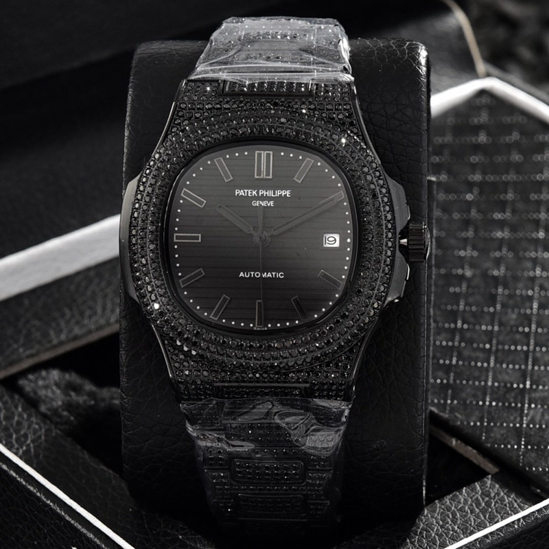 위핑,파텍 필립 Patek Philippe 노틸러스 풀 다이아몬드 남성용 시계 40.8mm