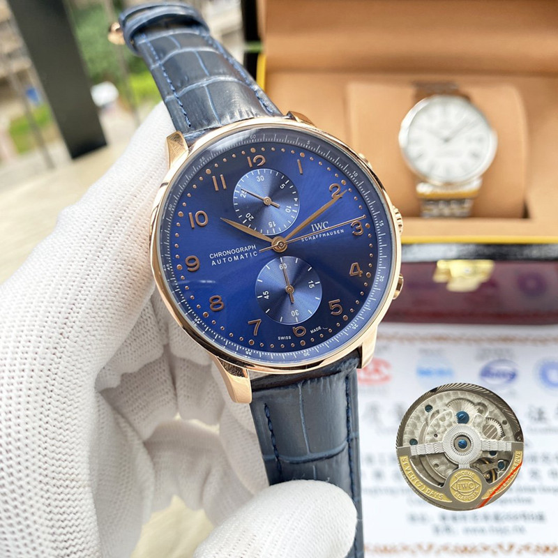 위핑,IWC 포르투기저 시리즈 다기능 디자인 남성용 시계 42MM