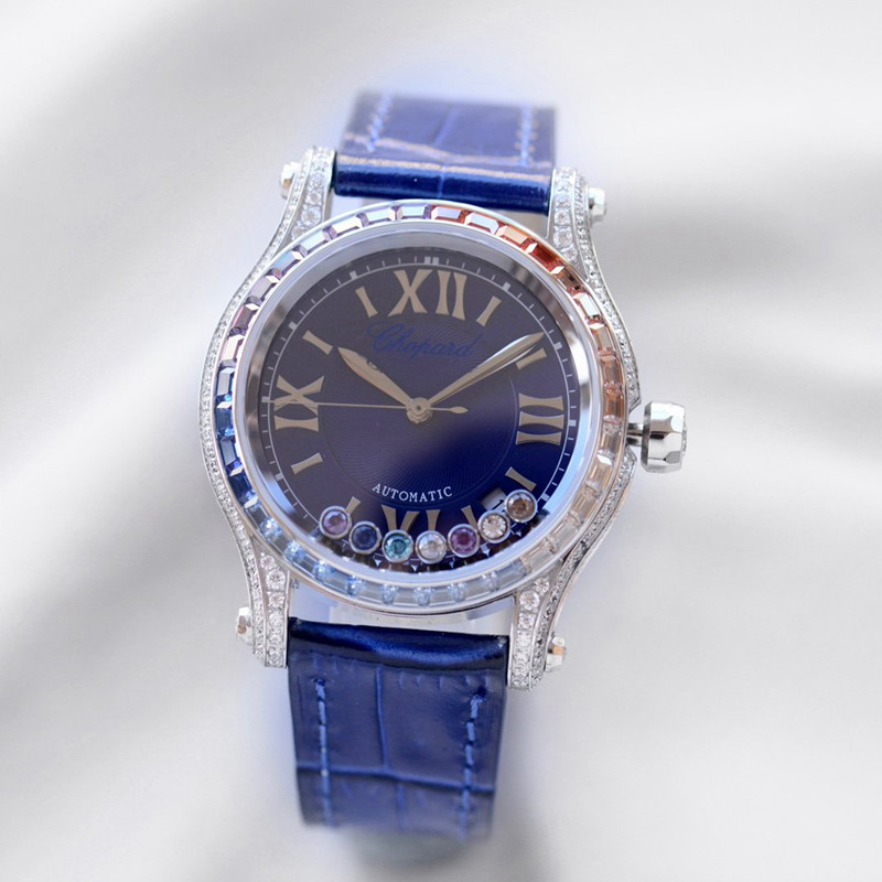 위핑,쇼파드 Chopard 해피 스포츠 컬렉션 여성용 컬러 다이아몬드 시계