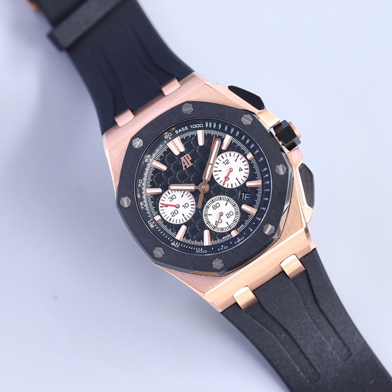 오데마피게 Audemars Piguet Royal Oak 다기능 크로노그래프 기계식 시계 남성용 시계 44MM