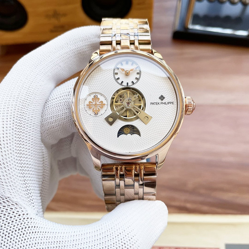 위핑,파텍 필립 Patek Philippe 다기능 디자인 자동 기계식 남성용 시계 스틸 46mm