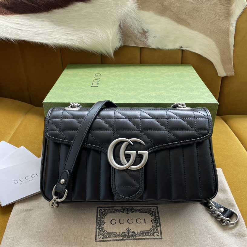 위핑,구찌 GG 마몽 마틀라세 스몰 Gucci GG Marmont Matelasse 443497 447632 은장