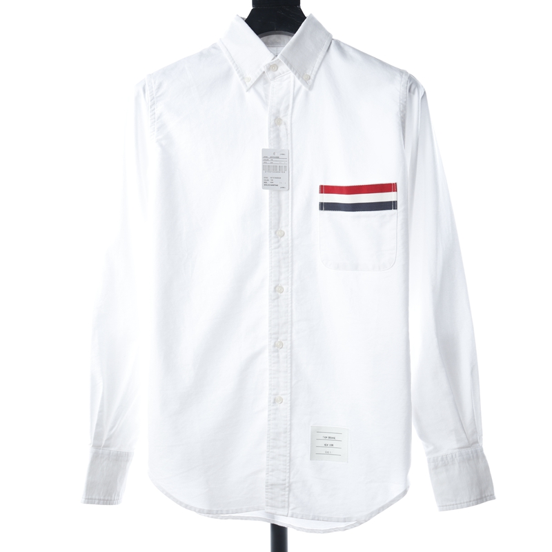 위핑,톰브라운 THOM BROWN 흰색 바스트 셔츠 남여 공용