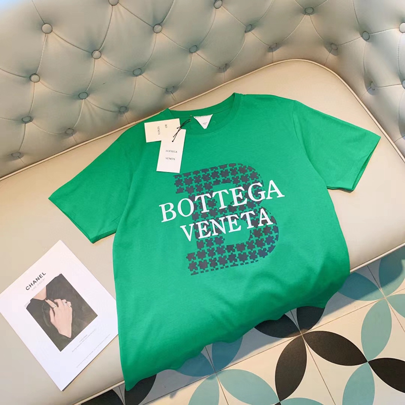 위핑,보테가 베네타 BOTTEGA VENETA 커플 캐주얼 반팔 티셔츠 남여 공용