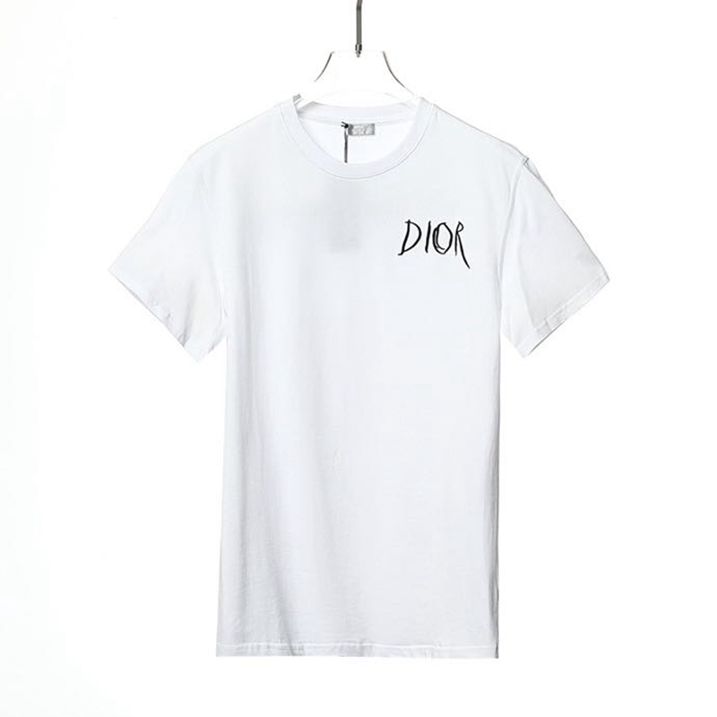 위핑,디올 Dior 로고 자수 반팔 티셔츠 남여 공용