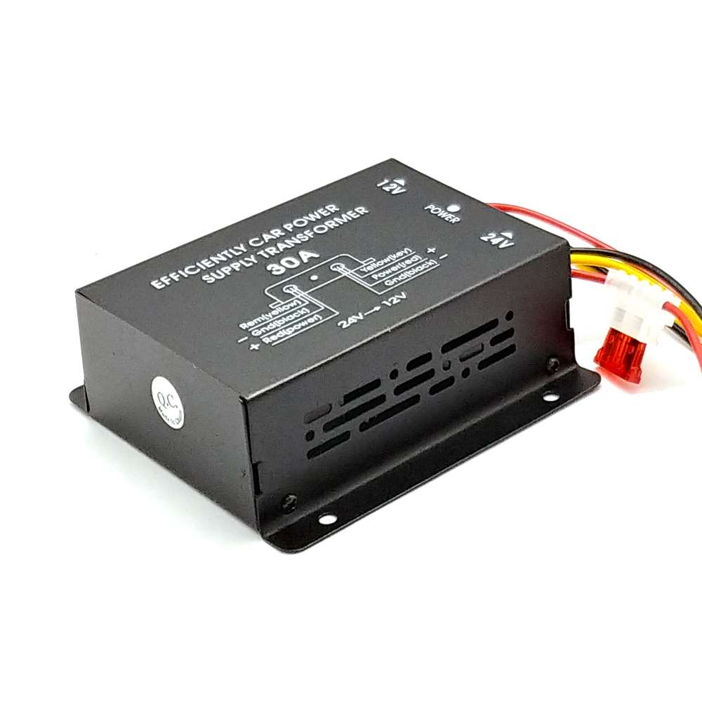 DC 24V→DC 12V 30A(360W) 컨버터 차량용변압기 변환기 콘버터 무전기충전기 아답터 컨버터 인버터