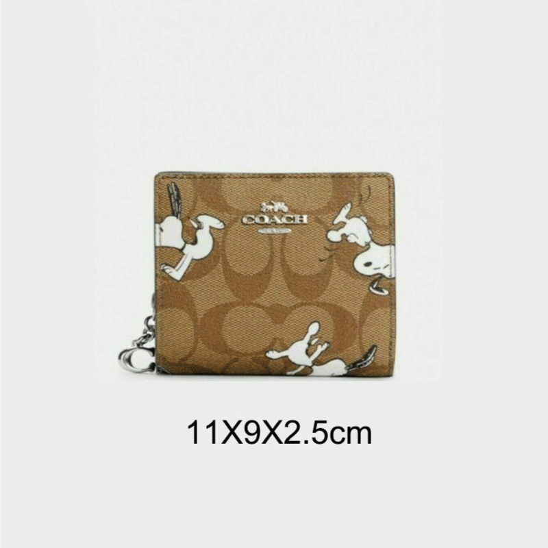 위핑,Coach 코치 snoopy 지갑 C4591