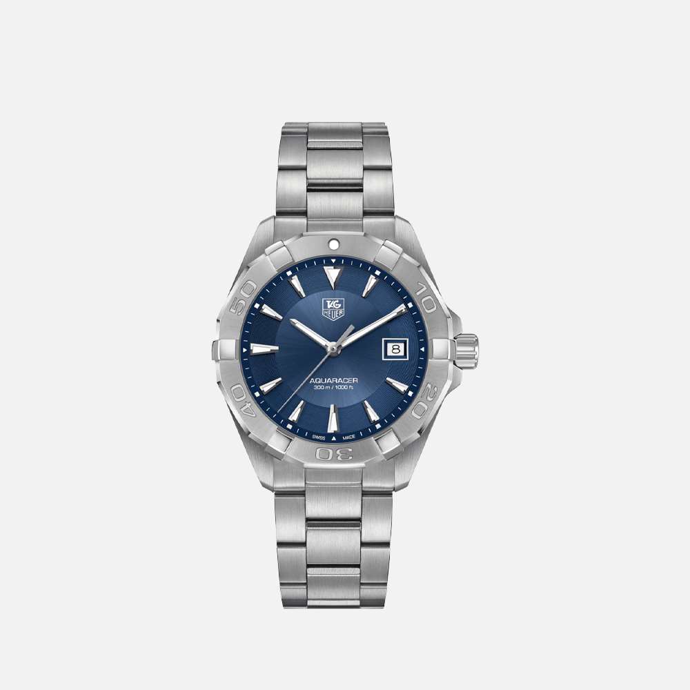 위핑,태그호이어 아쿠아레이서 쿼츠 워치 - 직경 41 mm WAY1112.BA0928